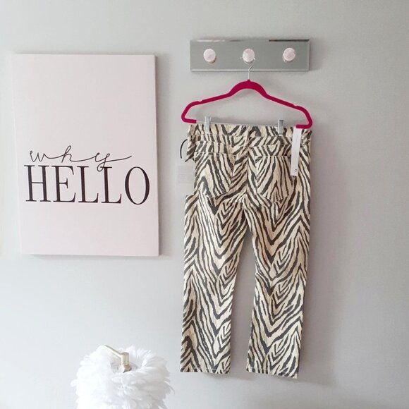 NWT Current | Elliott zebra print crop jeans, 27 - Picture 16 of 16
